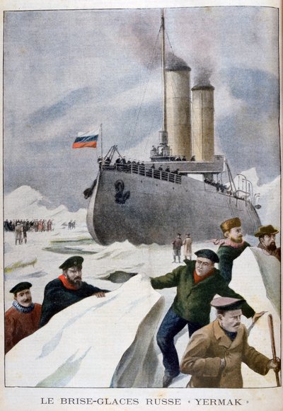 Den ryska isbrytaren Yermak, 1902 av Unbekannt