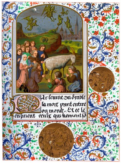 Sabbaten i Vaudois, Frankrike, c1200-talet 1849 av Unbekannt