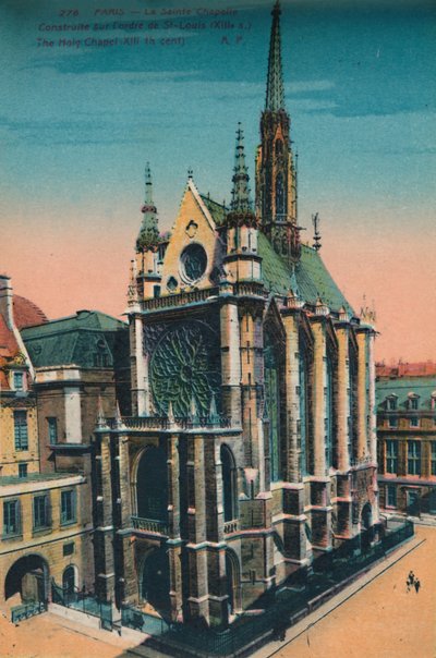 Sainte-Chapelle Holy Chapel, Paris, c1920 av Unbekannt