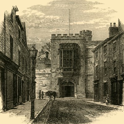 The School Gateway, 1898. av Unbekannt
