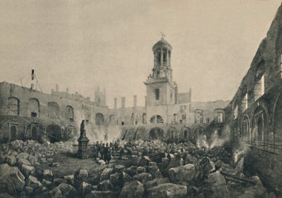 Det andra kungliga utbytet efter branden 1838, 1928 av Unbekannt