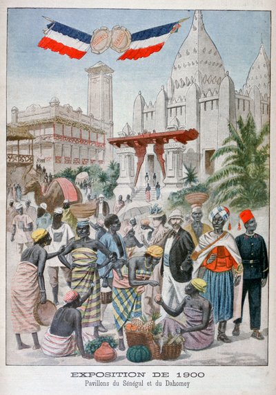 Sengalise-paviljongen vid världsutställningen 1900, Paris, 1900 av Unbekannt
