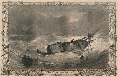 Skeppsbrottet, c1870 av Unbekannt