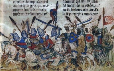 Belägringen av Antiokia under det första korståget, ca 1200 av Unbekannt