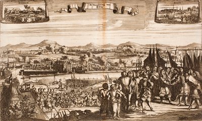 Belägringen av Bonn, 1689 Från: Krigsscenen. av Unbekannt