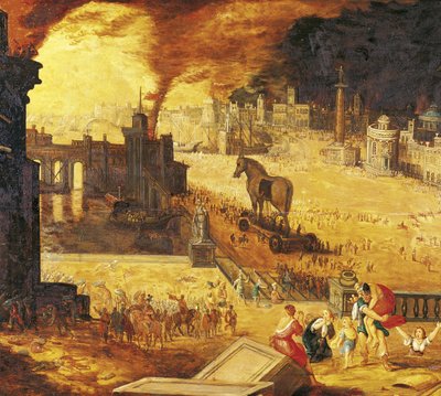 Belägringen av Troja, 1600-talet av Unbekannt