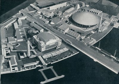 The South Bank Site, 1951 av Unbekannt