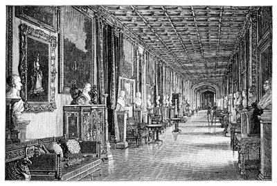 Sydöstra korridoren, Windsor Castle, 1900 av Unbekannt