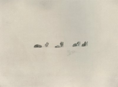 Southern Party Marching into the White Unknown, 1908, 1909. av Unbekannt