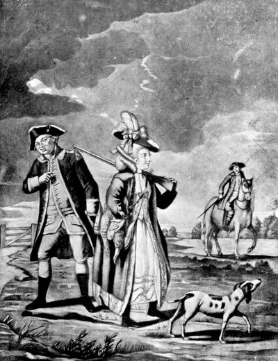 Den sportiga damen, 1776 av Unbekannt
