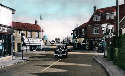 The Square, Braunton, Devon, tidigt 1900-tal av Unbekannt