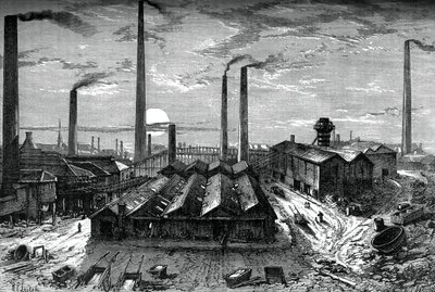St Rollox kemiska verk, Glasgow, c1880 av Unbekannt