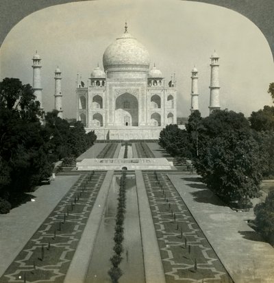 Taj Mahal, Agra, Indien, 1902. av Unbekannt