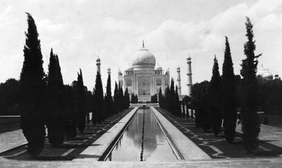 Taj Mahal, Agra, Indien, 1916–1917 av Unbekannt