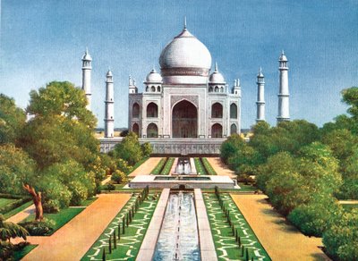 Taj Mahal, Agra, Indien, tidigt 1900-tal av Unbekannt