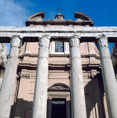 Antoninus och Faustinas tempel, Rom av Unbekannt