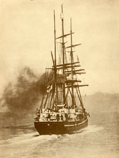 Terra Nova, en känd valfångare som har deltagit i flera brittiska antarktiska expeditioner, c1 av Unbekannt