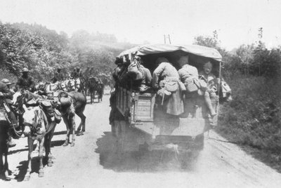 Det tredje slaget vid Aisne, Chemin des Dames, Frankrike, 1918 av Unbekannt