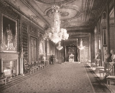 Throne Room, Windsor Castle, Berkshire, 1894. av Unbekannt