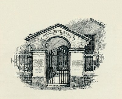 Tolpuddle Memorial vid Tolpuddle Methodist Chapel, 1934 av Unbekannt
