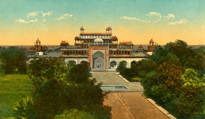 Akbar den stores grav Alias Sikandra, Agra, c1910. av Unbekannt