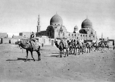 The Tombs of the Califs, Kairo, Egypten, c1920-talet av Unbekannt