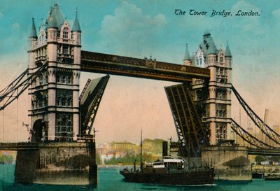 Tower Bridge, 1915, c1900-1930 av Unbekannt