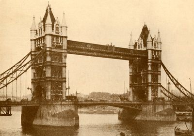 Tower Bridge, London, c1930. av Unbekannt