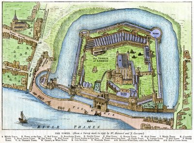 The Tower, London, 1800-talet av Unbekannt