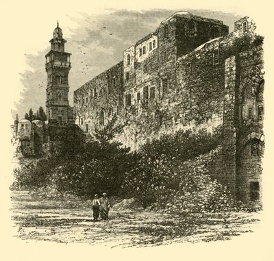 Antonia-tornet, Jerusalem, 1890. av Unbekannt