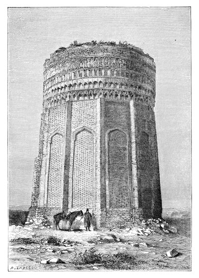 Tornet i Meimandan, Persien, Iran, 1895 av Unbekannt