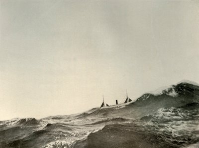 Bogserångaren Koonya...i ett tungt hav, 1908, 1909 av Unbekannt