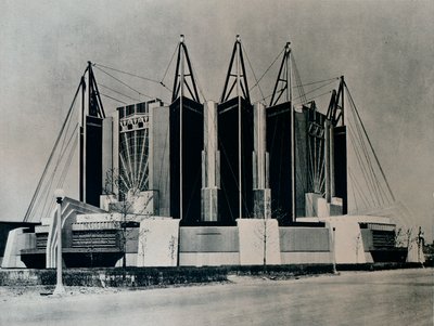 Rese- och transportbyggnaden, 1932 1933. av Unbekannt