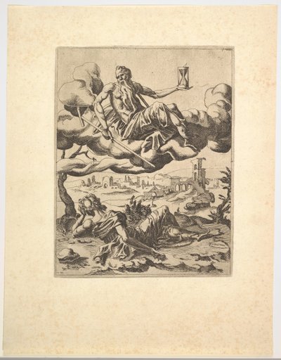 The Triumph of Time från The Triumphs of Petrarch, ca. 1548-49. av Unbekannt