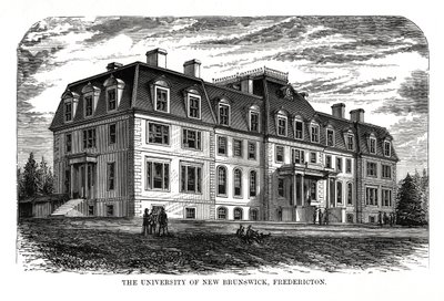 University of New Brunswick, Fredericton, Kanada, 1800-talet av Unbekannt