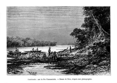 Usumacintafloden, sydöstra Mexiko och nordvästra Guatemala, 1800-talet av Unbekannt