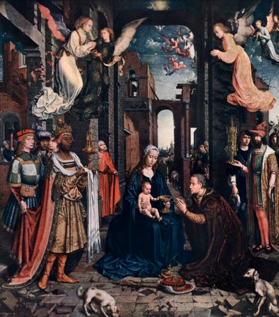 Jungfru Maria med Jesus, 1913 av Unbekannt
