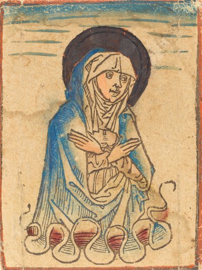 Jungfrun i molnen, ca. 14701480. av Unbekannt