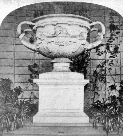 Warwick Vase, Warwick Castle, Warwick, Warwickshire, sent 1800-tal av Unbekannt