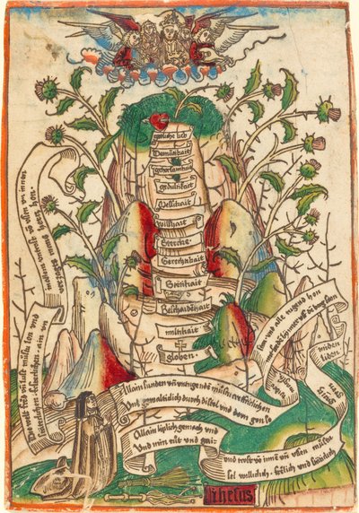 Frälsningens väg, ca. 1490. av Unbekannt