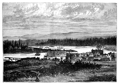 The Western Suburbs of Victoria, Vancouver Island, Kanada, c1888 av Unbekannt