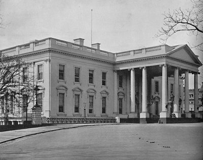 Vita huset, Washington D.C., c1897. av Unbekannt