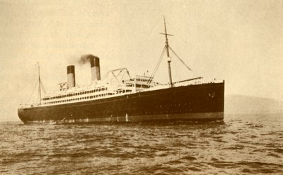 The White Star Liner Doric 16 484 Ton, . av Unbekannt