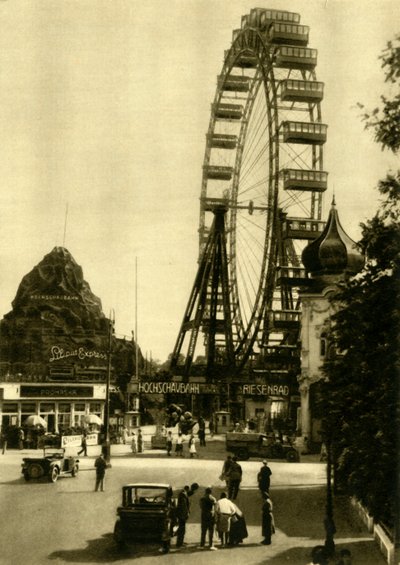 Wiener Riesenrad, Wien, Österrike, c1935. av Unbekannt