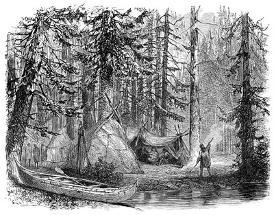 Skogen före emigranten, 1900 av Unbekannt