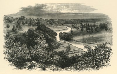 The Wye, från Goodrich Castle, c1890. av Unbekannt