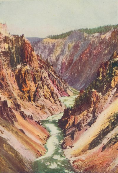 Yellowstone River, 1916 av Unbekannt