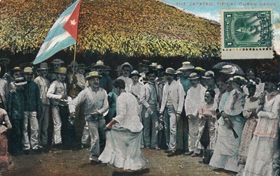 Zapateo-typiska kubanska dansen, c1910. av Unbekannt