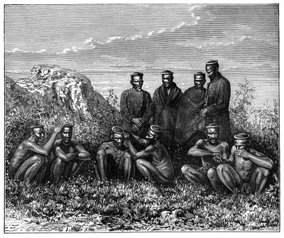 Zulu, Sydafrika, c1890 av Unbekannt