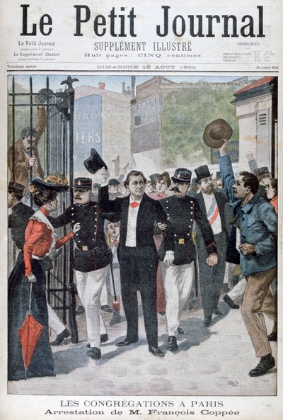arresteringen av Francois Coppee, 1902 av Unbekannt